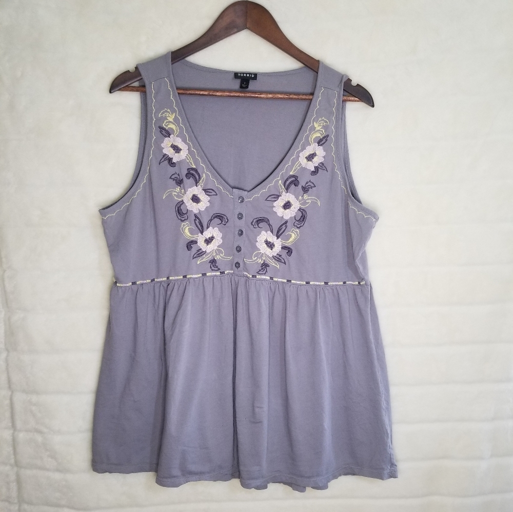 Torrid Peplum Tank